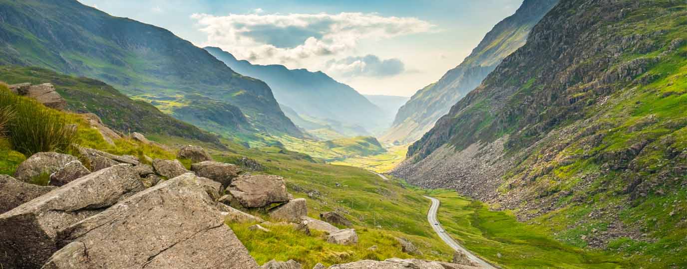 Eryri National Park Valley - Welsh Place Names