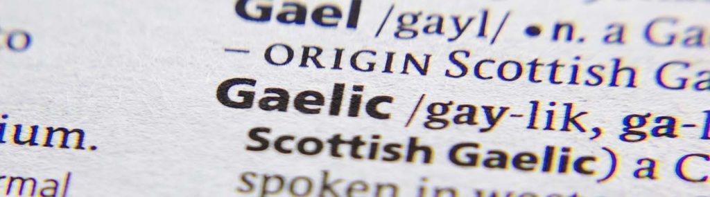 Gaelic Dictionary Entry