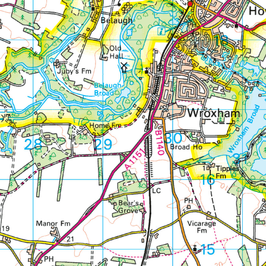 Map at 1:50 000 scale