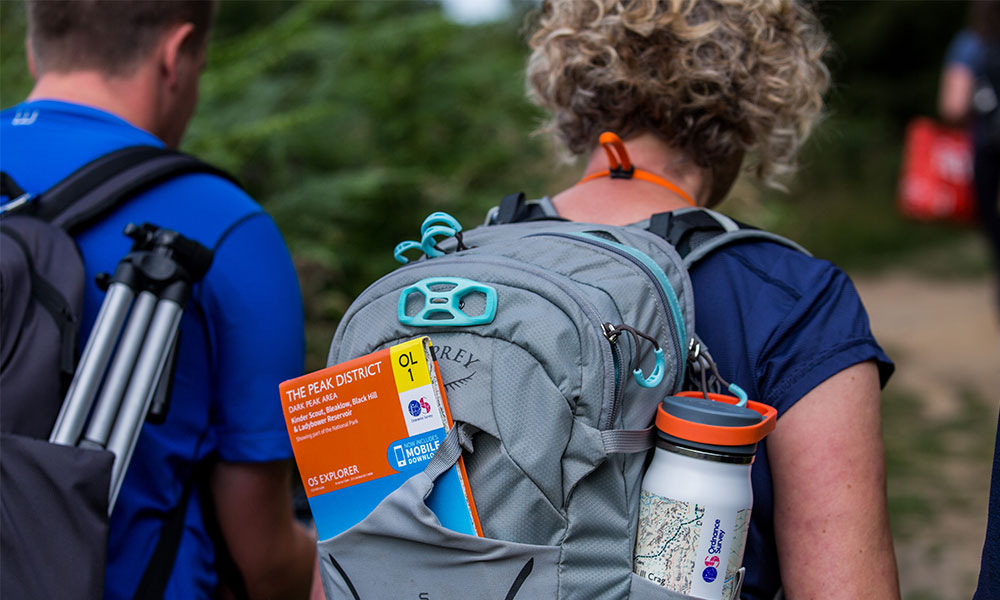 mountain safety in the summer - backpack