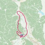 Pen Pych walking route map