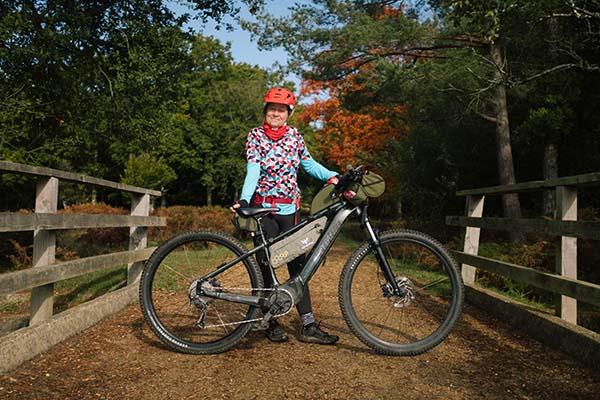 Mountain Biker Sue Barrett