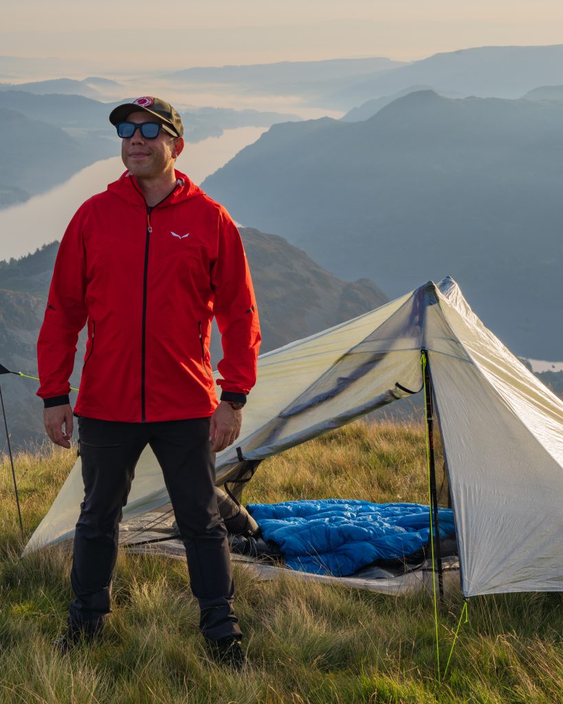 @weekend_hiker OS Champion Tom Sigler wildcamping in the mountains