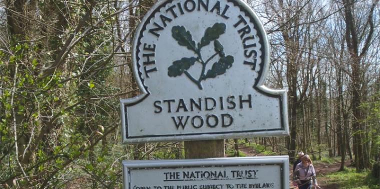 Standish Wood sign