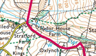 Map extract- Tudor House Farm