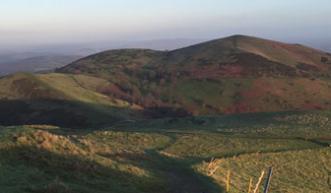 View of the malvern hills