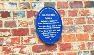 Sadlers Mill Blue Plaque
