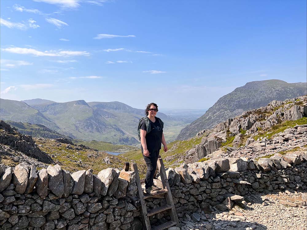 on the stile at cwm tryfan elizabeth asad -1