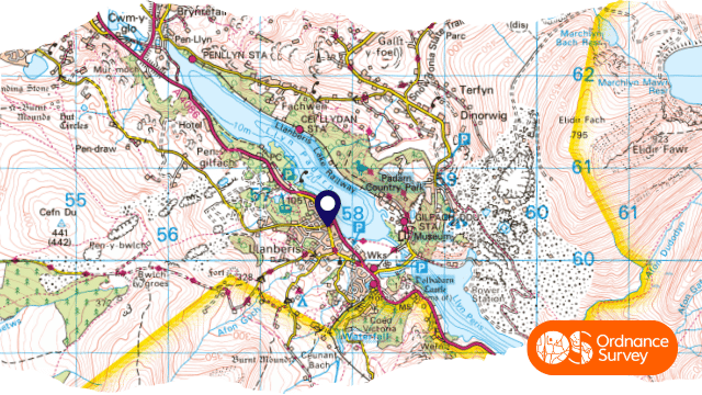 llanberis map