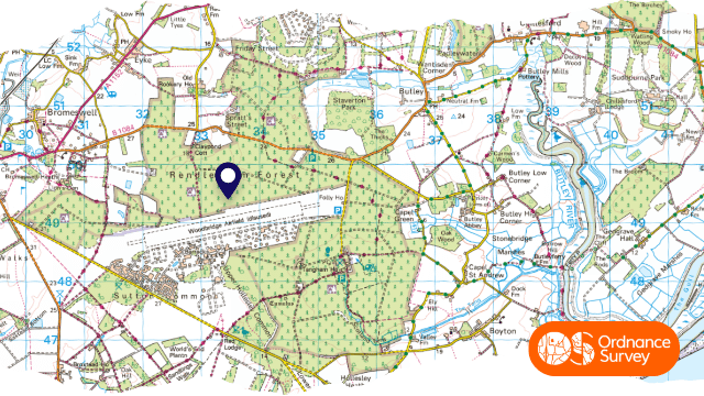 Rendlesham Forest Map