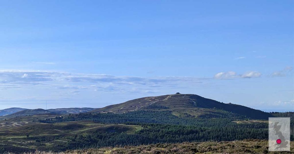 Moel Famau from Foel Fenlli, North Wales byHilary Pullen