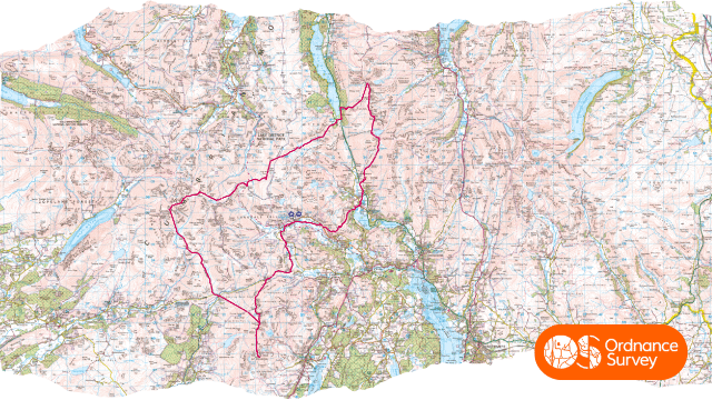 The Old County Tops Fell Race Route