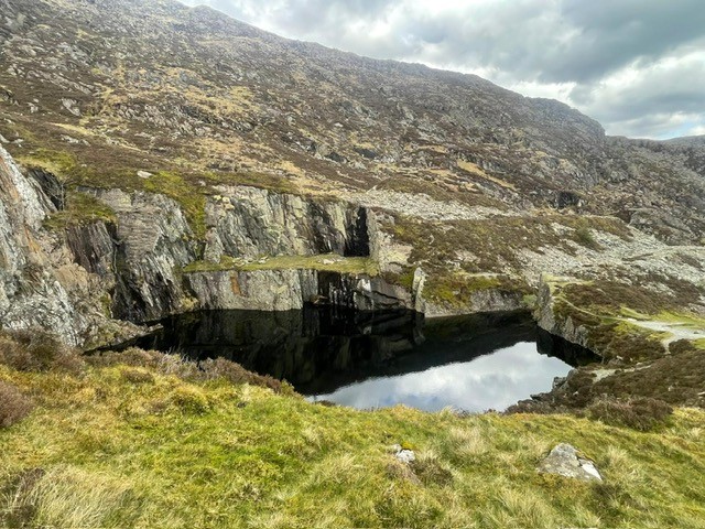 Old quarry lake moel siabod