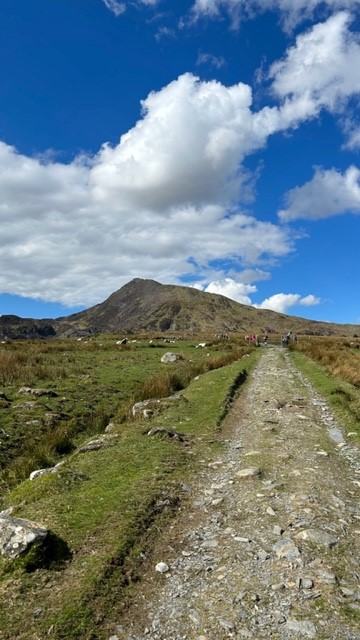 On the path up to Moel Siabod