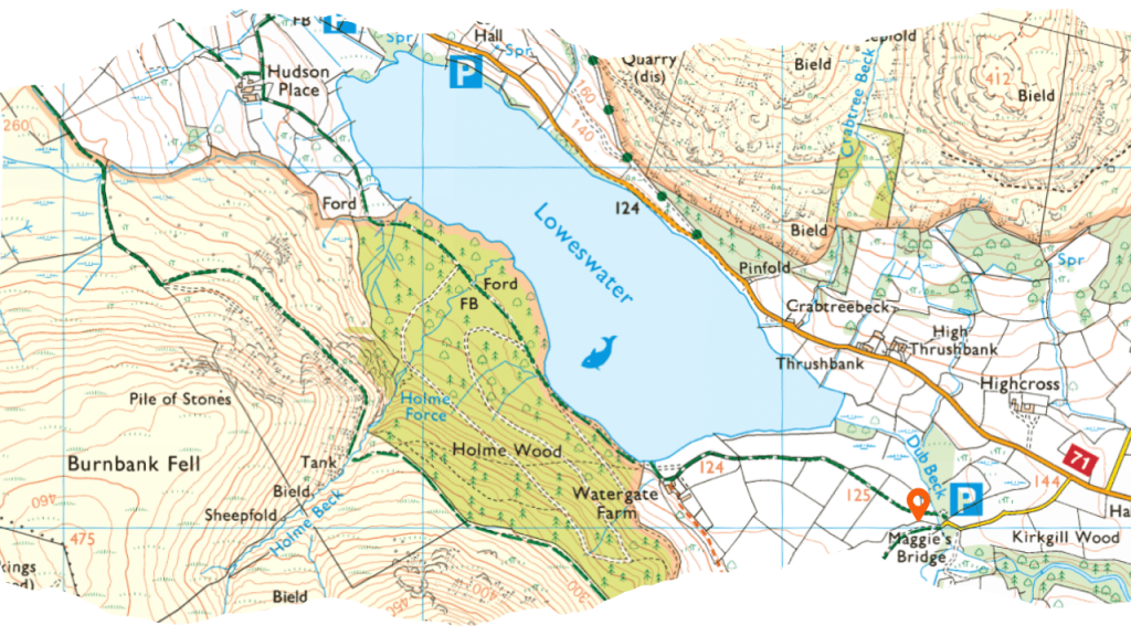 Loweswater Paddle Board launch Points, Lake District