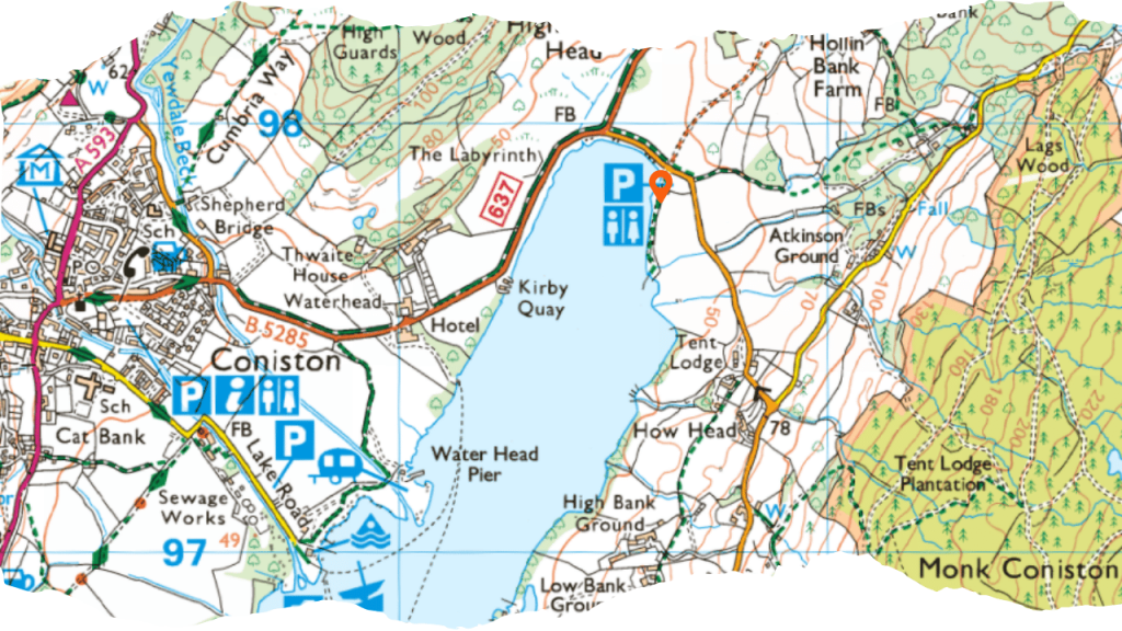 Monk Paddle Board launch Points, Lake District