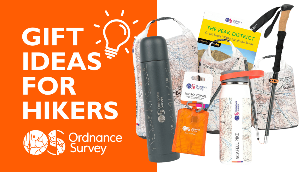 Ordnance Survey Themed Gifts for Hikers