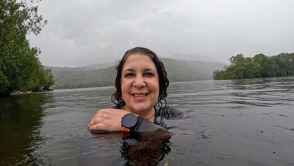 Suunto Race S Wild Swimming in llyn Padarn with Elizabeth Asad