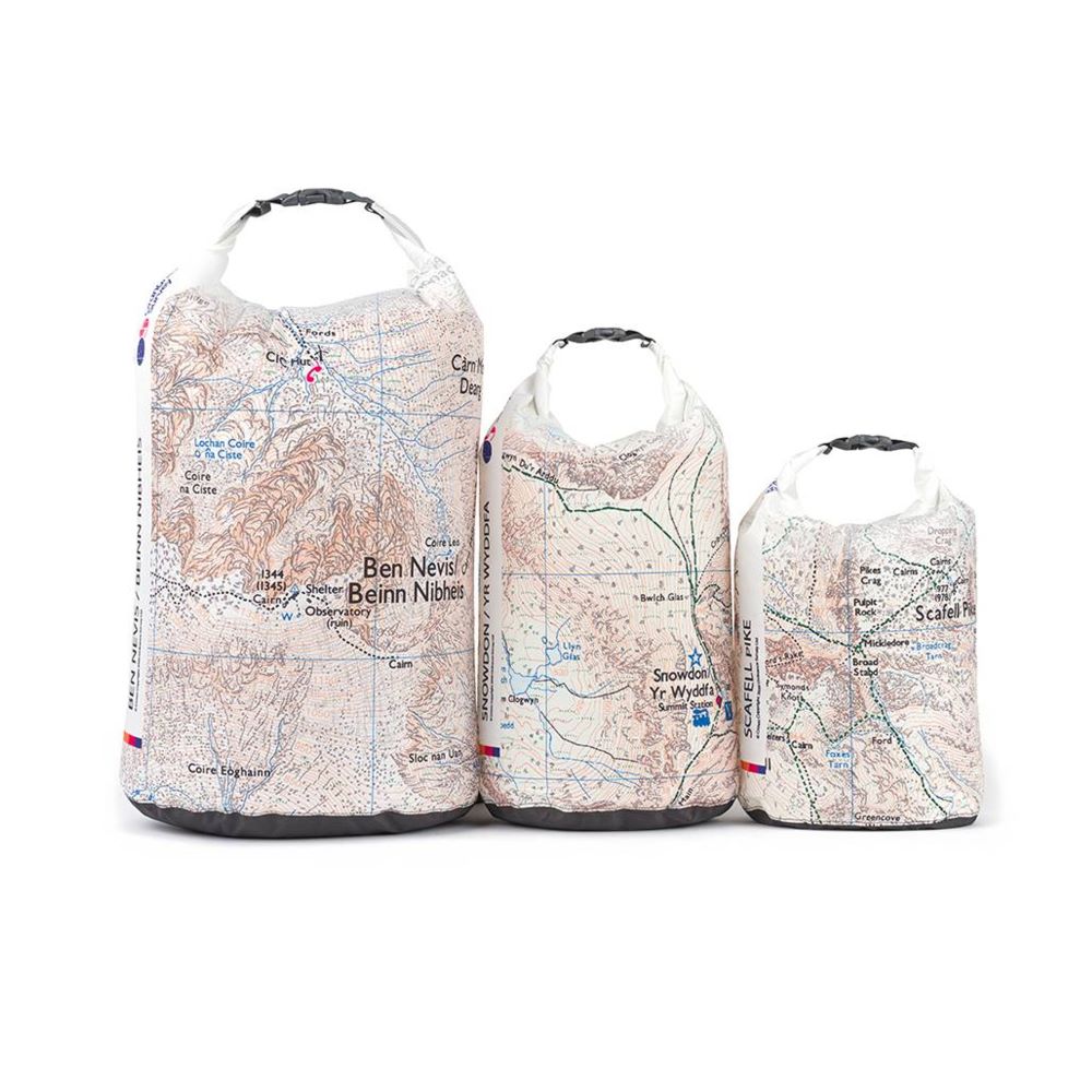 three peaks dry bags ordnance survey maps