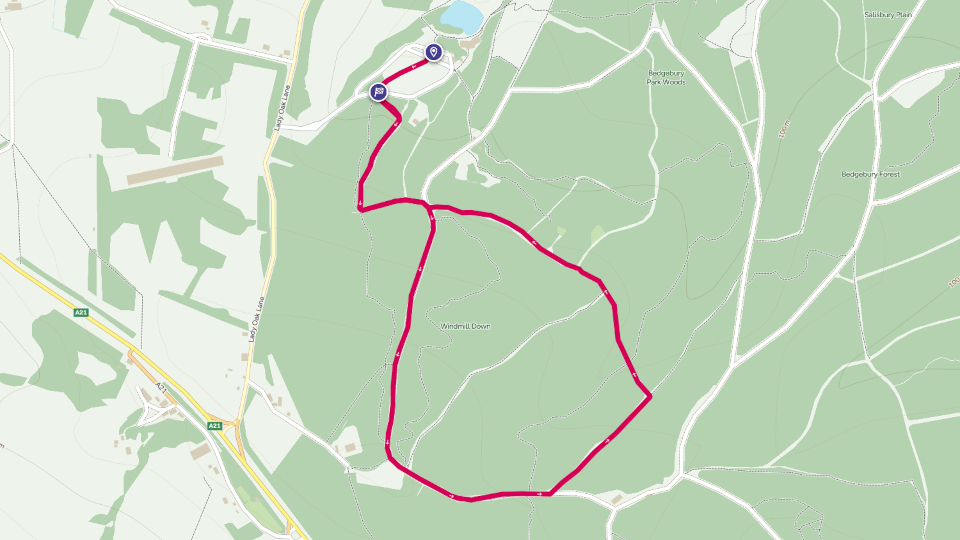 Bedgebury map