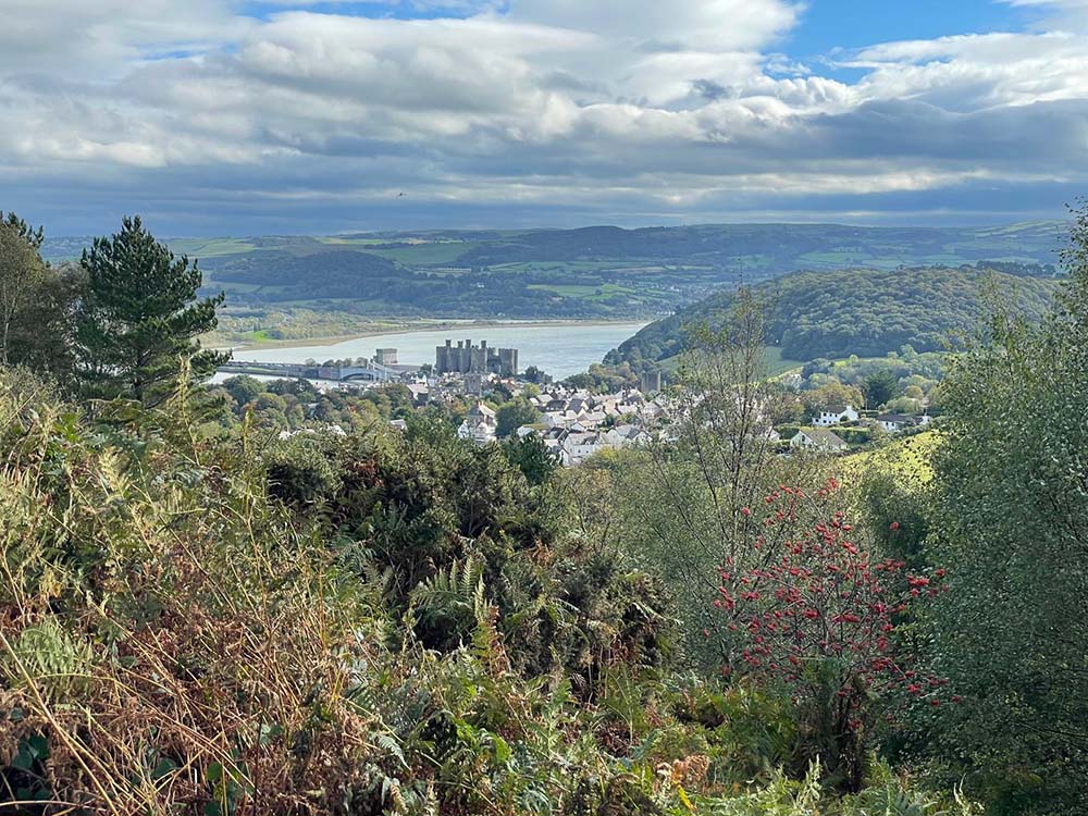 Conwy and Dwygyfylchi Circular Walk views of Conwy Castle