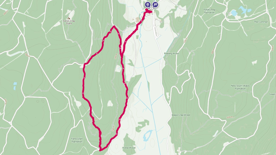 Grizedale map