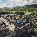 Glyndwr's Way National Trail Short Machynlleth Circuit aerial view