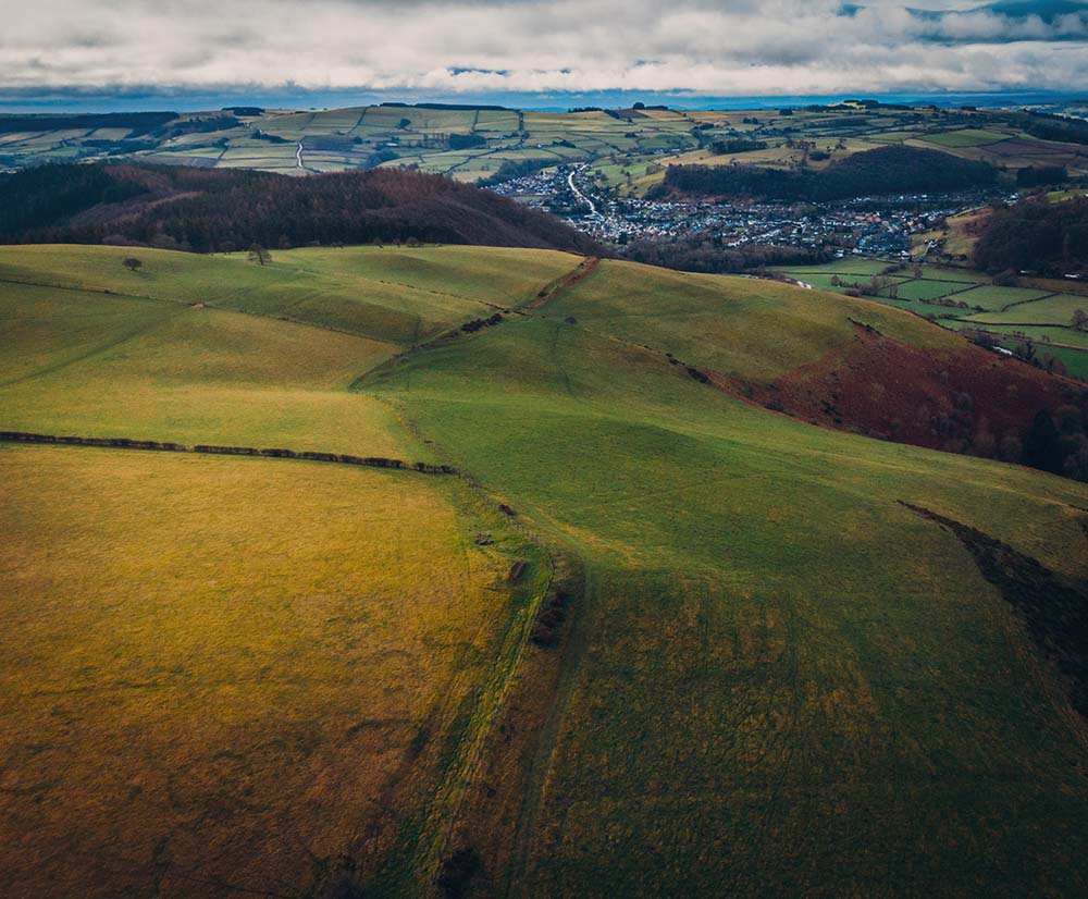 Knighton and Stowe Circular Path Route