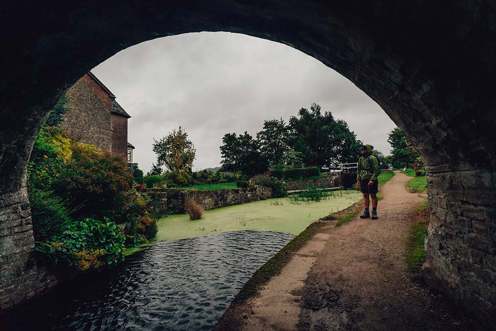 Under a bridge - Offas Dyke Path National Trail Welshpool Circular