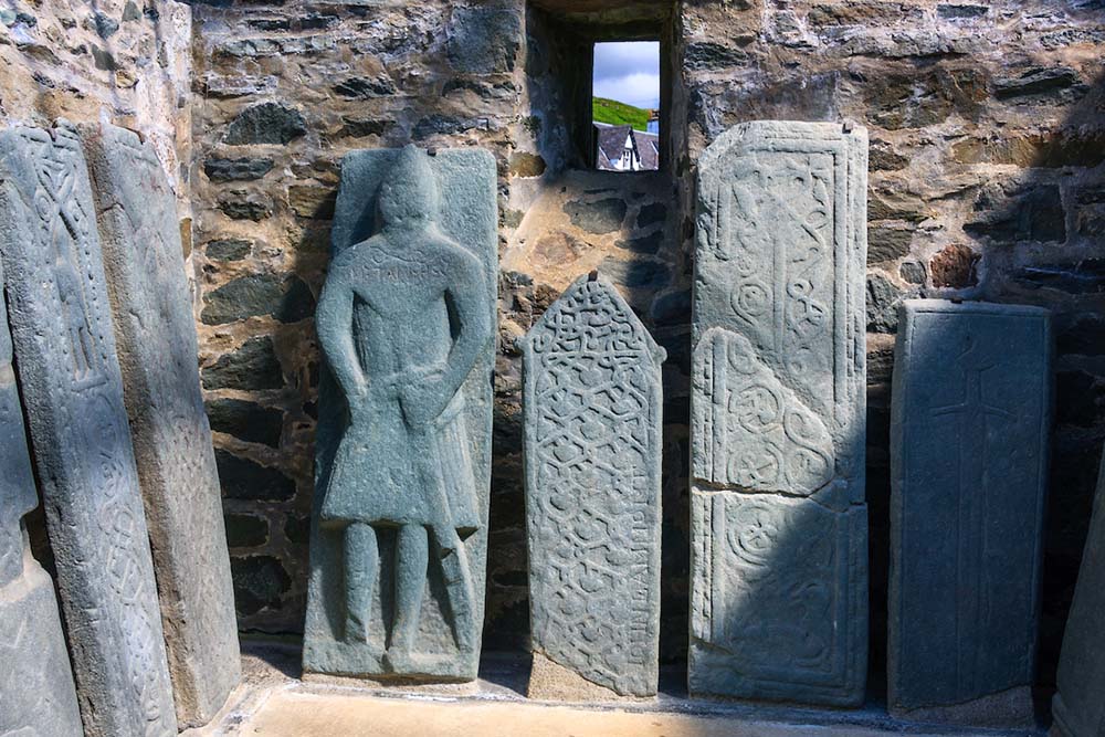 Medieval sculptured stones at Kilmartin