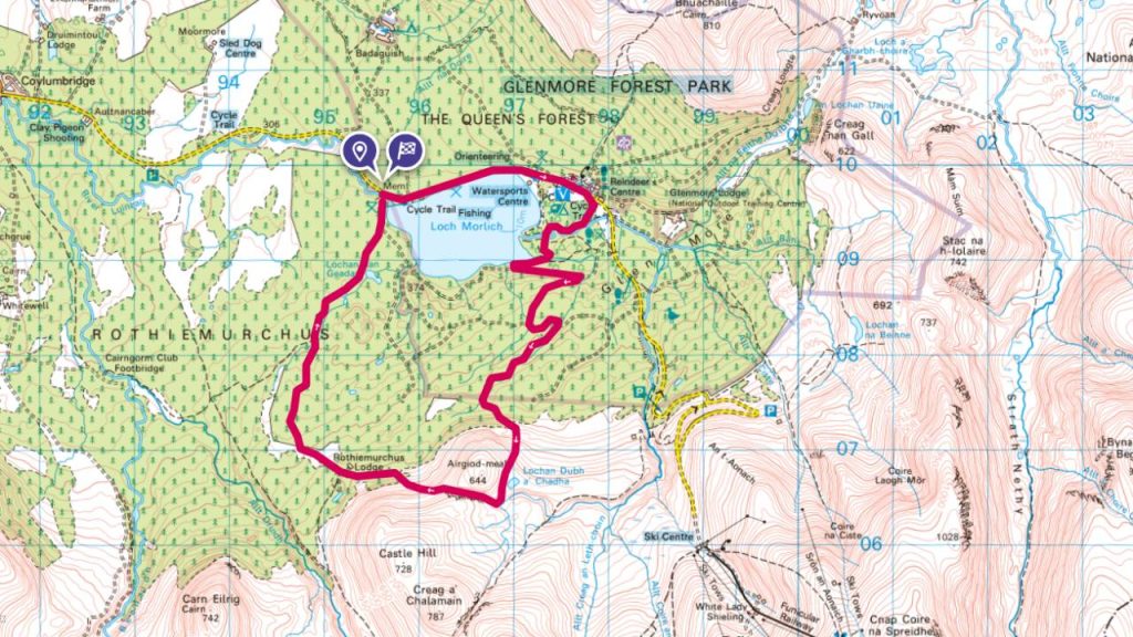 Loch Morlich Circuit Map