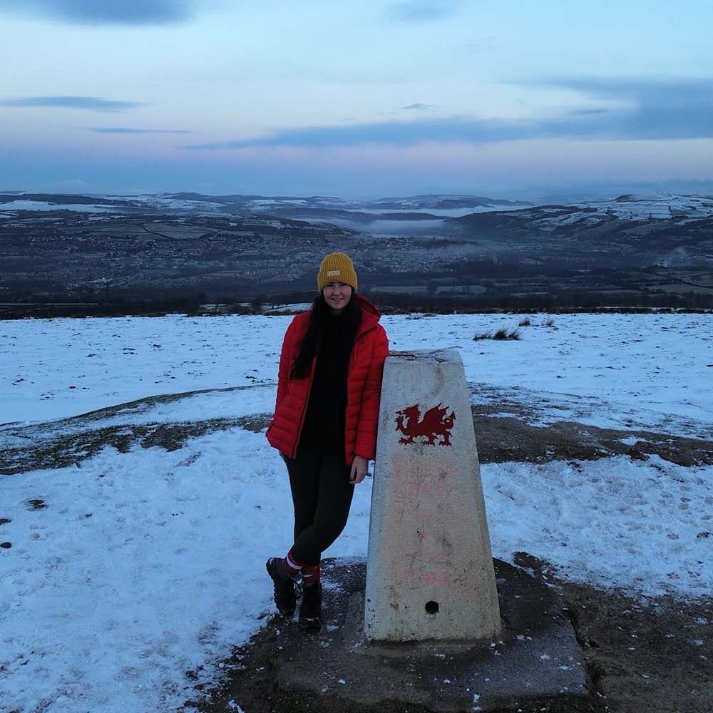 festive walk ideas - carys and trig point