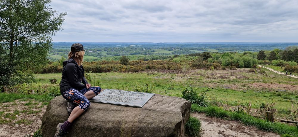 jenn looking at the view