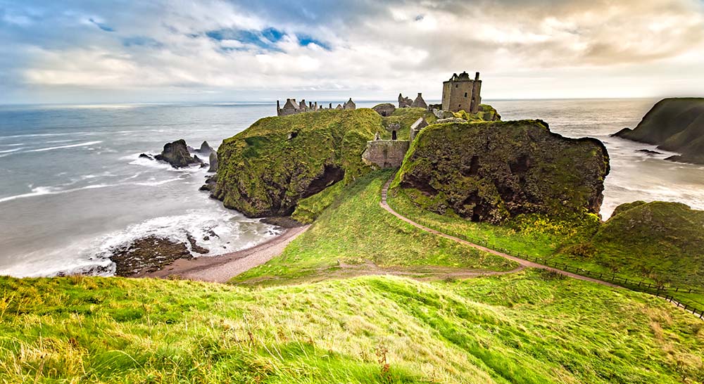 Dunnottar Castle in Autumn