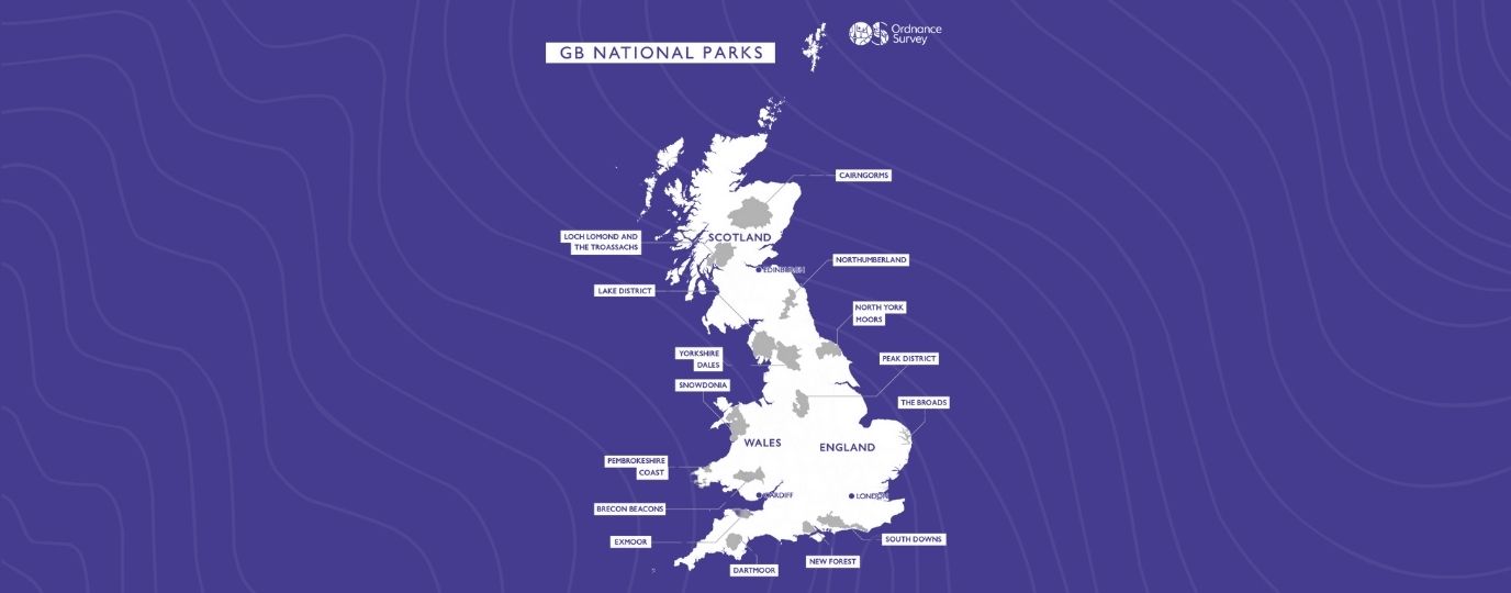 Map of UK National Parks