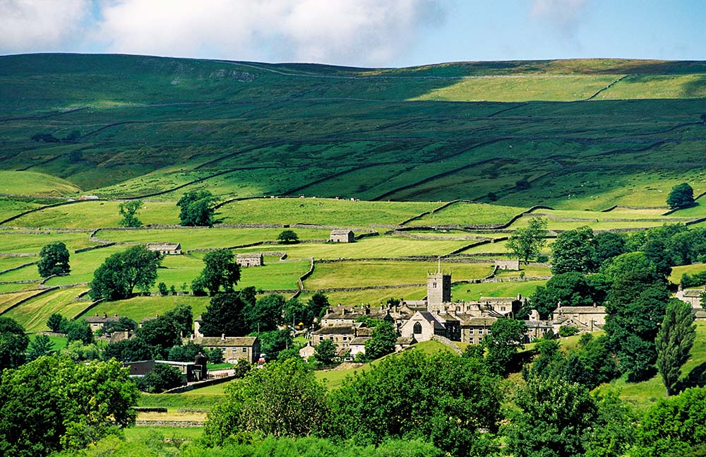 Askrigg village Yorkshire Dales National Park town