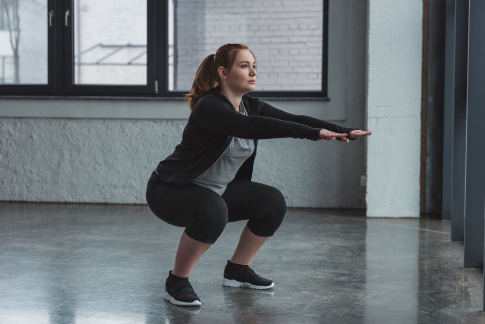 squatting for hiking fitness