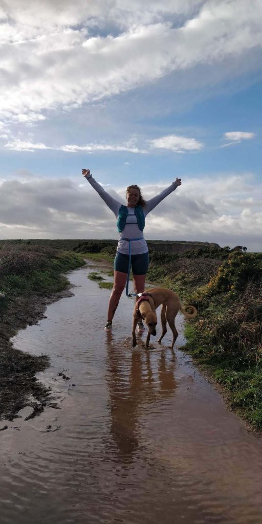 trail running with a dog ella cohen