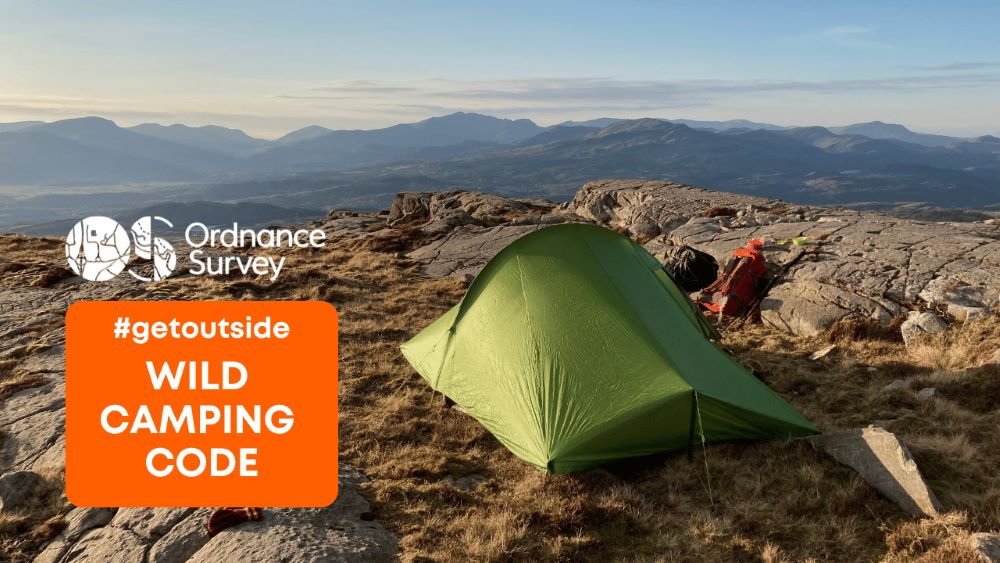 wild camping code ordnance survey