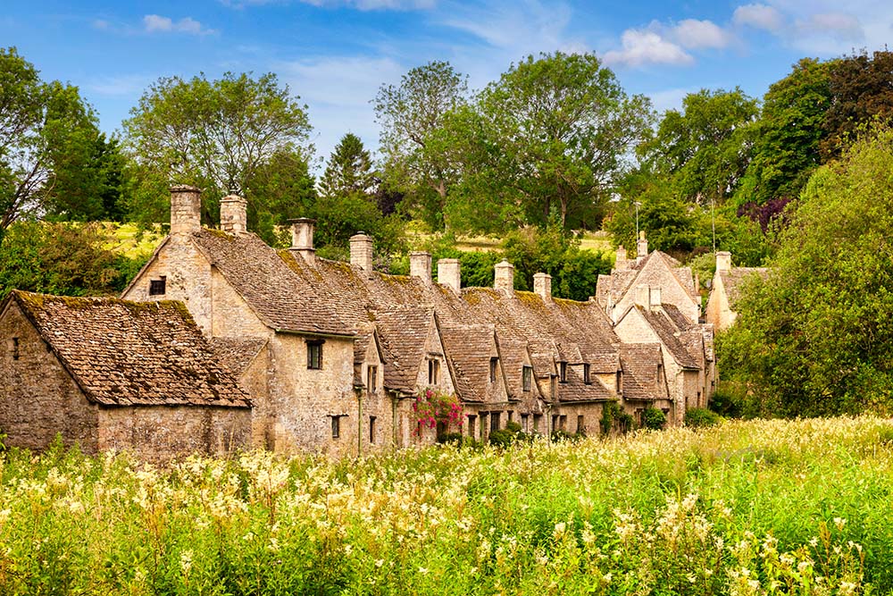 Arlington Row, Bibury, Gloucestershire, England