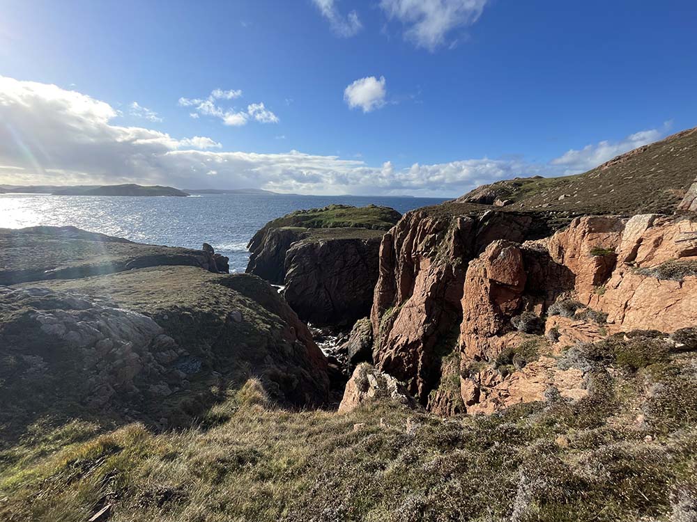 walking on Shetland's Isles