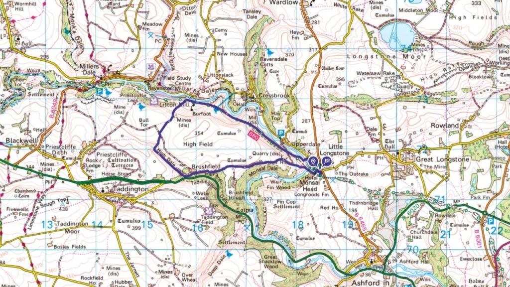 Monsal Head easy 5 mile walk in peak district