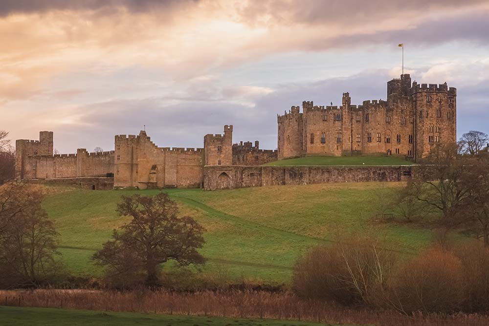 Alnwick Castle. Northumberland, England