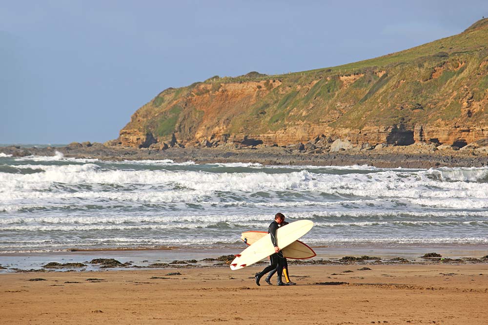 Saunton Sands where Robbie Williams filmed Angels