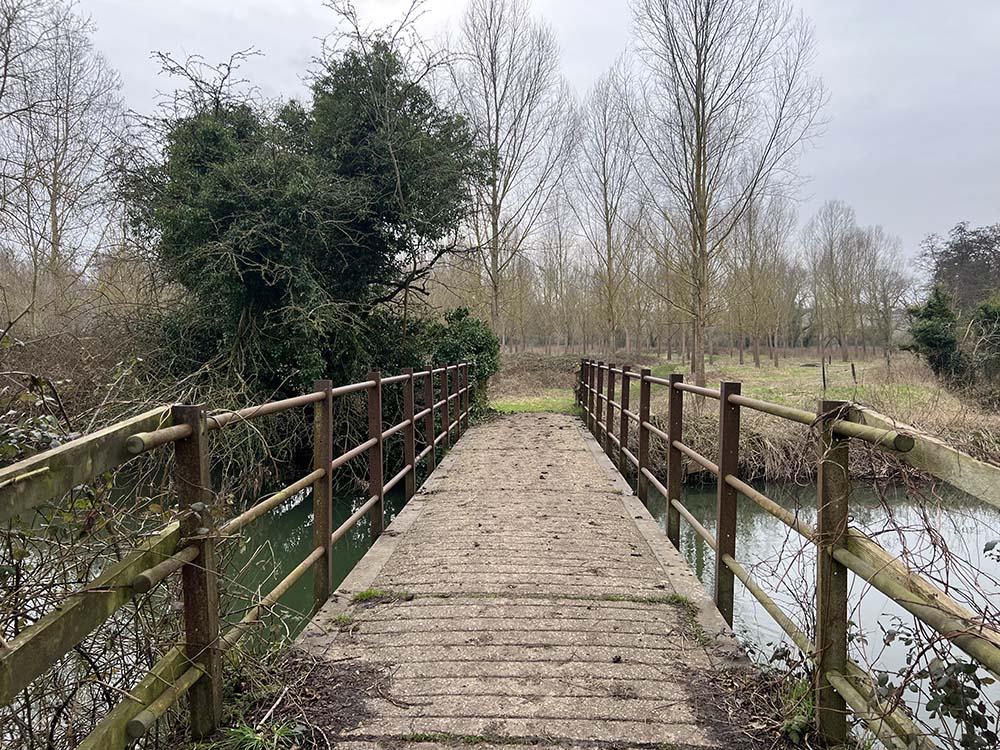 wooden bridge