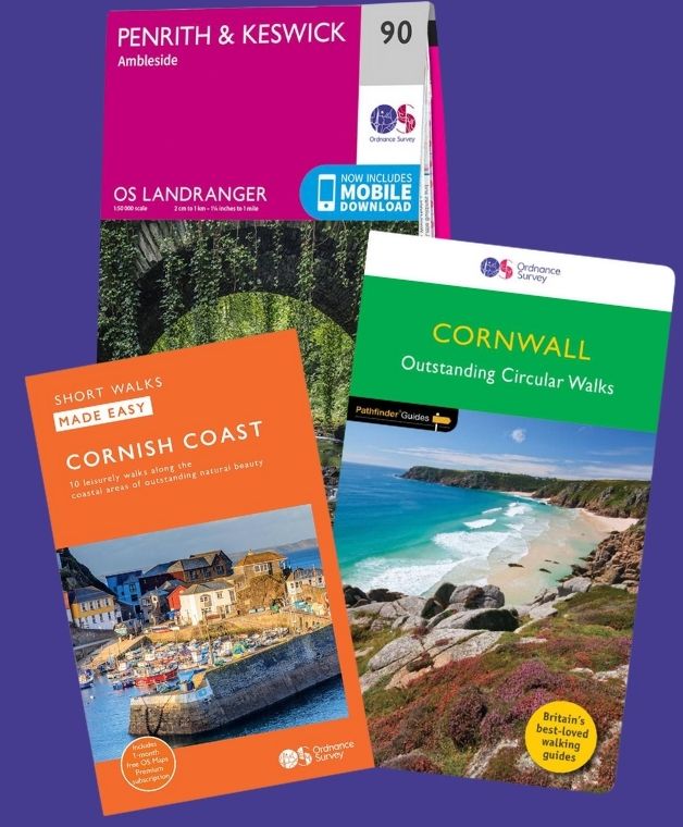 buy uk hiking maps and walking guidebooks