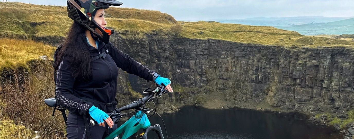 Cycling Blackstone edge