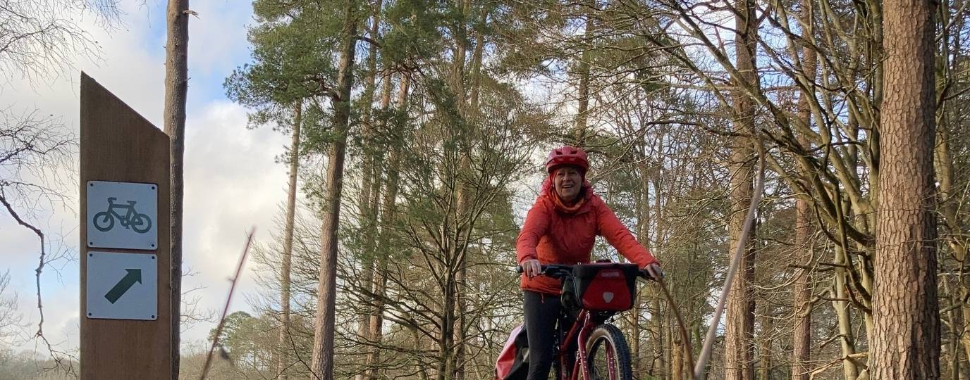 new forest cycling route