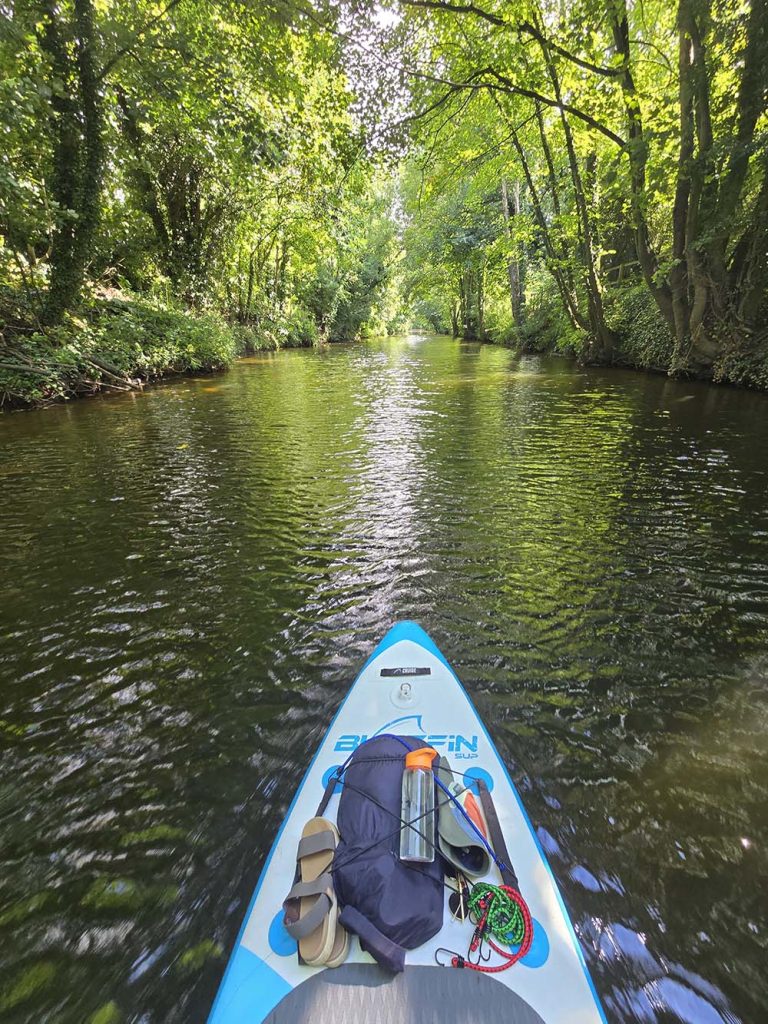 Paddleboarding the River Ure from Boroughbridge to Linton 