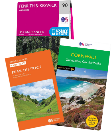 OS Guidebooks and Maps